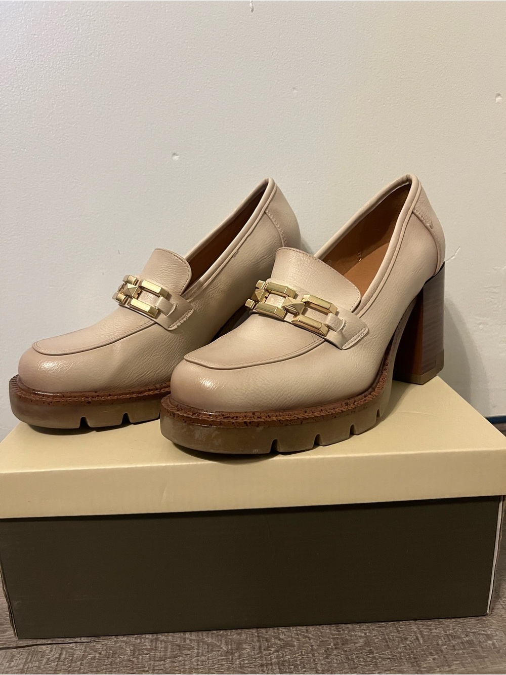 Patrizia by Spring Step Lug Stacked Heel Loafer